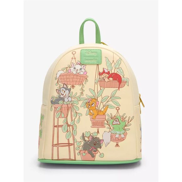 Loungefly Disney Cats & Plants Mini Backpack - Picture 3 of 6